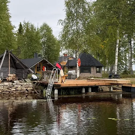 Traditional On Wilderness Island 20km From Rovaniemi
